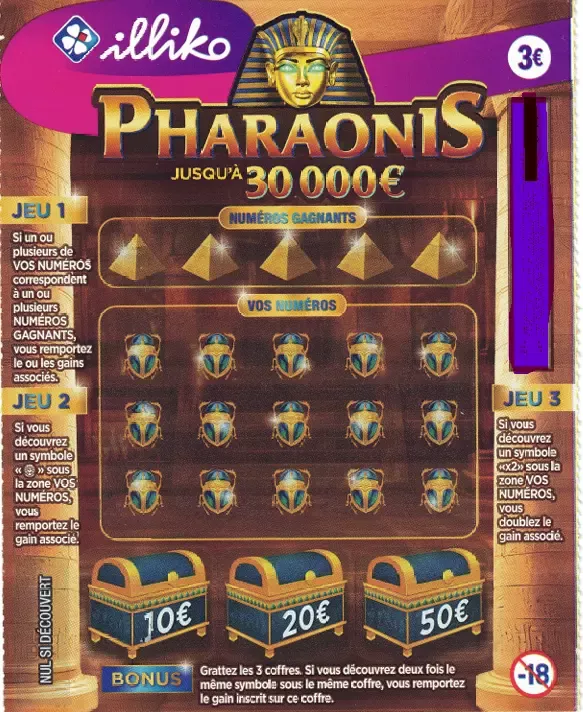 Loterie Illiko Pharaonis