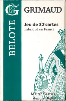 paquet de jeu de carte